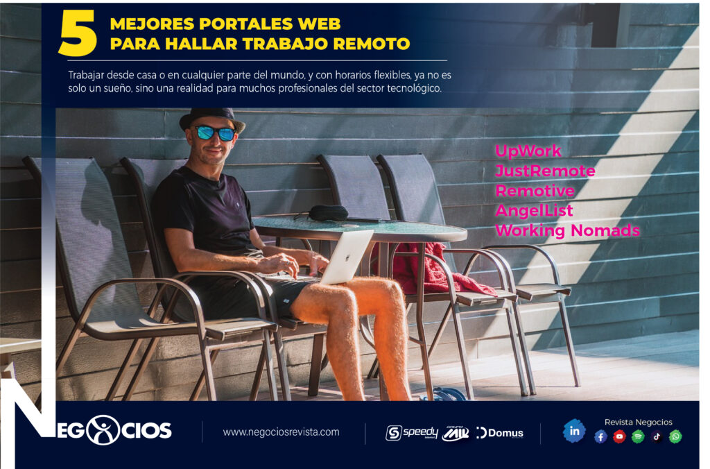 5 MEJORES PORTALES WEB PARA HALLAR TRABAJO REMOTO